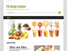 Tablet Screenshot of fitbodycenter.com